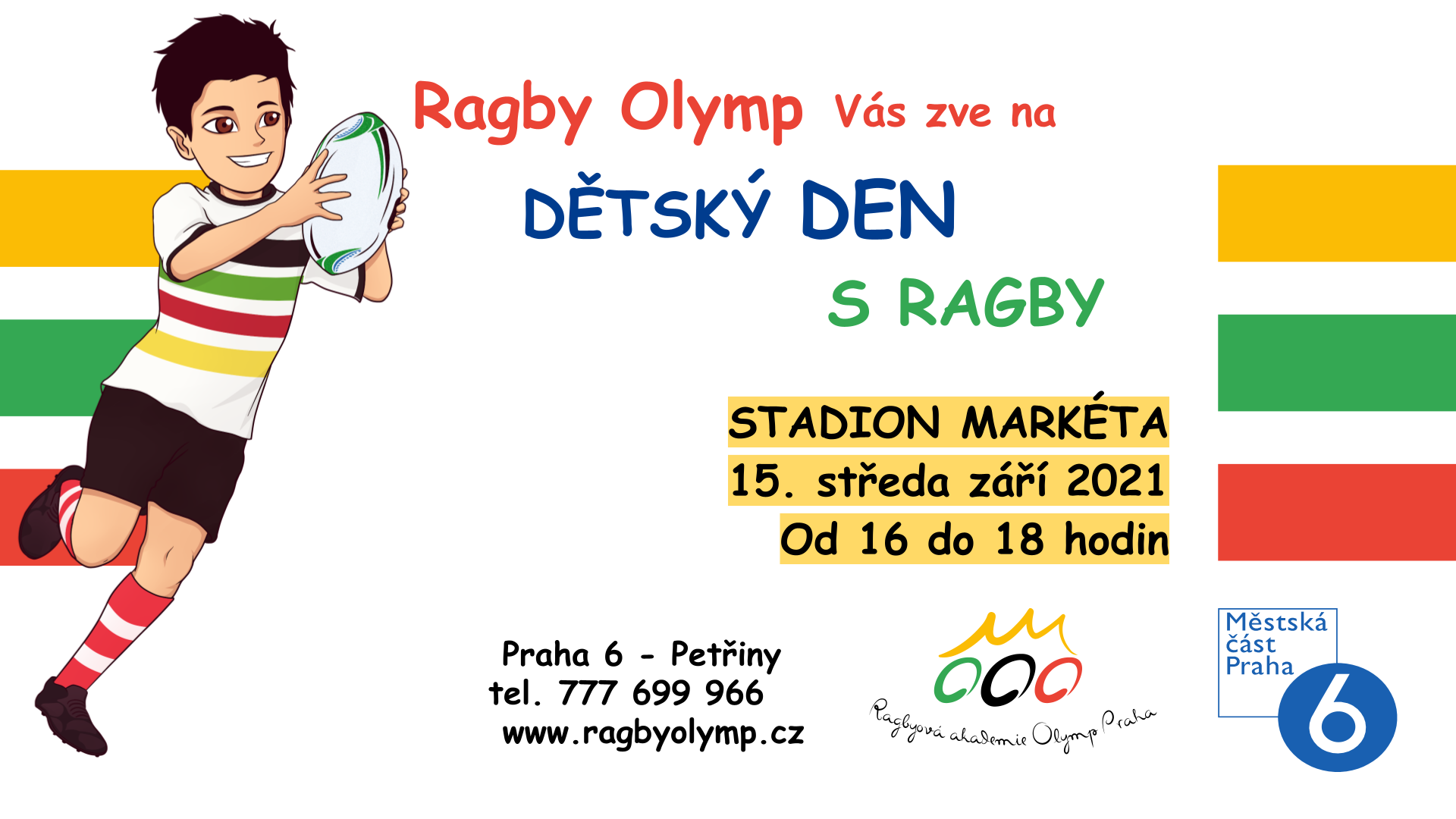 Dětský den s Ragby 15. září 2021